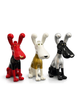 Polyester Sevimli Köpek Figürü Alk4557