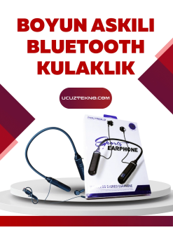 Polygold Pg-100 Bluetooth Kulaklık – Ergonomik Boyun Bantlı Tasarım, Net Ses Ve Konfor
