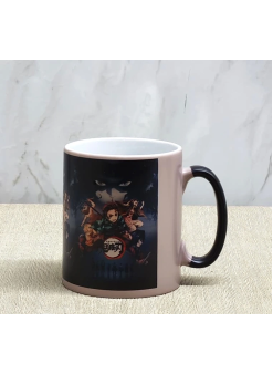 Porselen Renk Değiştiren Demon Slayer Kupa Bardak Aalk380