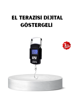 Portatif Dijital El Kantarı – Bavul, Kargo Ve Paket Tartı Cihazı 50 Kg