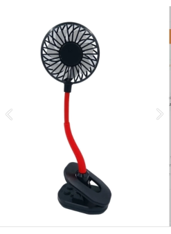Portatif Işıklı Mini Klipsli Fan
