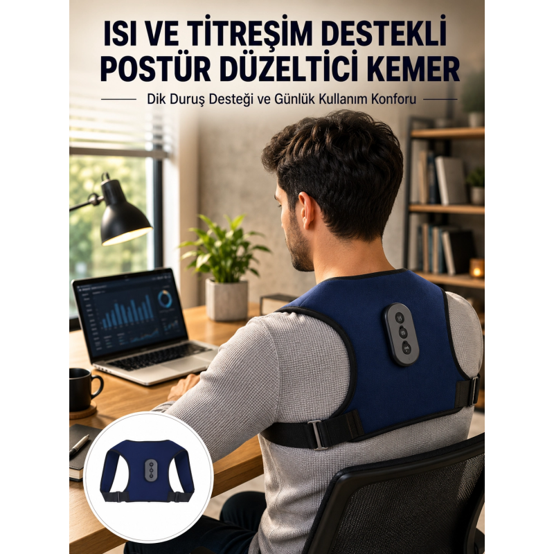 Postür Düzeltici Masaj Kemeri Titreşim Isıtma Ve Destek Sistemi Yeni Nesil Postür Düzeltici Masaj Kemeri Titreşim Isıtma Ve Destek Sistemi Yeni Nesil