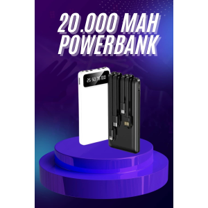 Powerbank 20.000 Mah Hızlı Şarj Özellikli Taşınabilir Usb Girişli