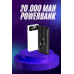 Powerbank 20.000 Mah Hızlı Şarj Özellikli Taşınabilir Usb Girişli