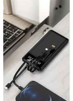 Powerbank 20.000 Mah Lcd Ekran Usb Lightning Type-c Uyumlu İos Ve Android