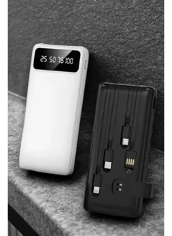 Powerbank 20.000 Mah Lcd Ekran Usb Lightning Type-c Uyumlu İos Ve Android