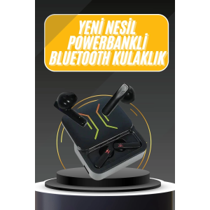 Powerbank Bluetooth Kulaklık  Kulaklığı Yüksek Ses Kaliteli