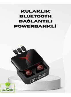 Powerbank Özellikli Bluetooth Kablosuz Kulaklık – Dokunmatik Kontrol, Uzun Pil Ömrü, Ergonomik Tasarım