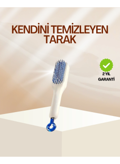 Pratik Mekanizmalı Saç Tarağı – Kendi Kendini Temizler, Taşınabilir