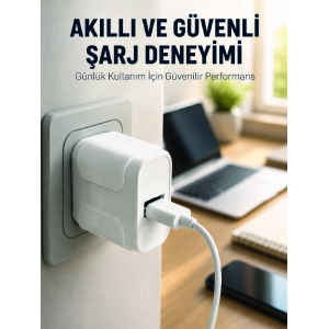 Pratik Ve Kompakt Tasarımlı 12w Usb Telefon Şarj Adaptörü