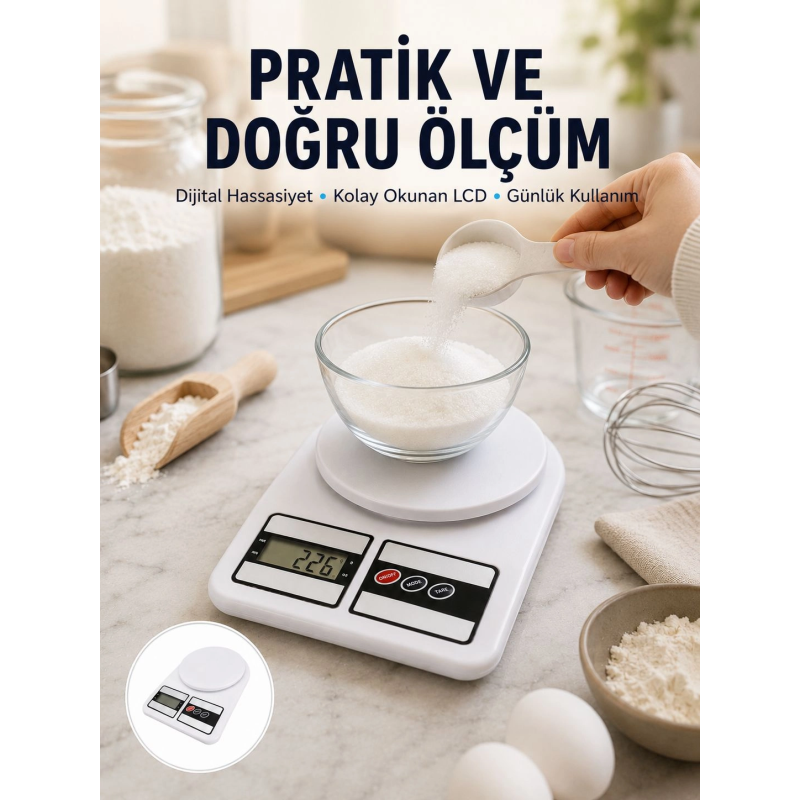 Pratik Ve Şık Tasarımıyla Dijital Mutfak Tartısı Yeni Nesil Pratik Ve Şık Tasarımıyla Dijital Mutfak Tartısı Yeni Nesil