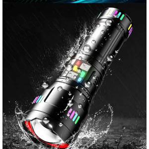 Pro F-3002 Alüminyum Tg Led Gece Şeritli Type-c Şarjlı El Feneri