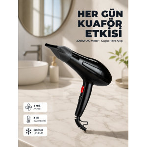 Profesyonel 2200w Saç Kurutma Makinesi Yüksek Performans