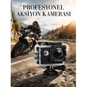 Profesyonel 4k Aksiyon Kamerası Geniş Açılı Wifi Destekli
