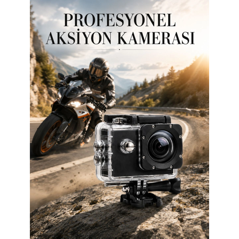 Profesyonel 4k Aksiyon Kamerası Geniş Açılı Wifi Destekli Profesyonel 4k Aksiyon Kamerası Geniş Açılı Wifi Destekli
