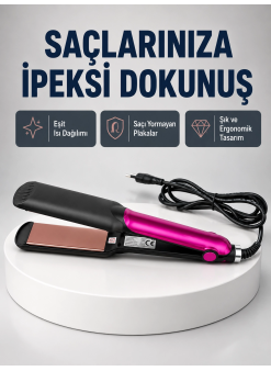 Profesyonel İyon Teknolojili Saç Düzleştirici – 220°c Hızlı Isınma Ve Led Ekranlı Tasarım