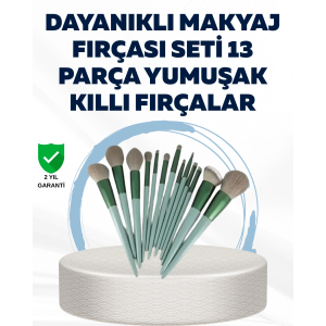 Profesyonel Kullanıma Uygun 13 Parça Makyaj Fırçası Takımı Fiber Kıllı