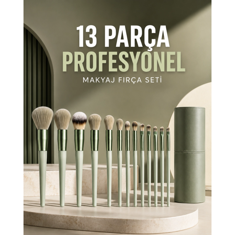 Profesyonel Makyaj Fırça Seti 13 Parça Yumuşak Kıllı Fırça Seti Far Fırçası Profesyonel Makyaj Fırça Seti 13 Parça Yumuşak Kıllı Fırça Seti Far Fırçası