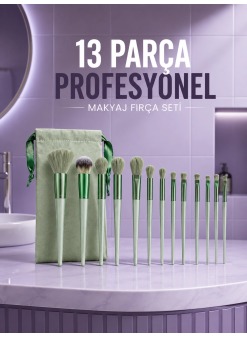 Profesyonel Makyaj Fırça Seti Yumuşak Kıllı Taşınabilir Çantalı