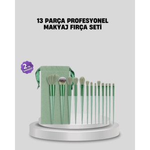 Profesyonel Makyaj Fırça Seti Yumuşak Kıllı Taşınabilir Çantalı