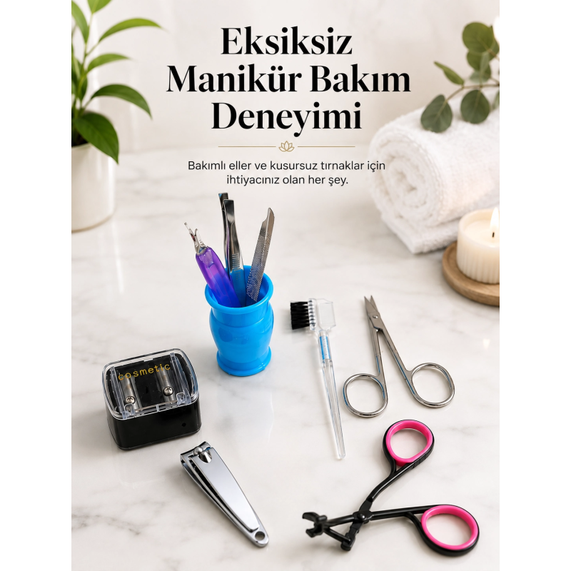 Profesyonel Manikür Pedikür Bakım Seti Çok Amaçlı Kişisel Bakım Kiti Profesyonel Manikür Pedikür Bakım Seti Çok Amaçlı Kişisel Bakım Kiti