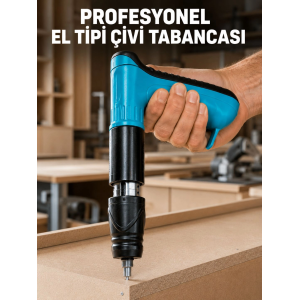 Profesyonel Manuel El Tipi Çivi Tabancası Ahşap Döşeme Montaj Aleti