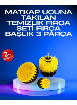 Profesyonel Matkap Ucu Temizlik Fırçası 3’lü Set