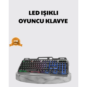 Profesyonel  Klavye Mouse Seti – Rgb Işıklı, Türkçe Q, Dpı Ayarlı, Dayanıklı Gövde