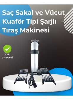 Profesyonel Saç Ve Sakal Tıraş Makinesi – Tam Aksesuar Setli
