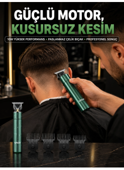 Profesyonel Salon Kalitesinde Saç Ve Sakal Kesme Makinesi