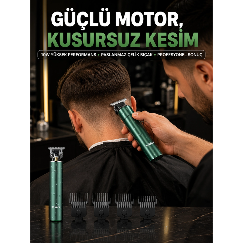 Profesyonel Salon Kalitesinde Saç Ve Sakal Kesme Makinesi Profesyonel Salon Kalitesinde Saç Ve Sakal Kesme Makinesi