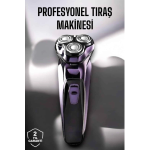 Profesyonel Şarjlı Saç Ve Sakal Tıraş Makinesi Hassas Kesim