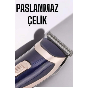 Profesyonel Şarjlı Saç Ve Sakal Traş Makinesi Kolay Kullanım
