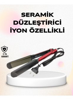 Profesyonel Titanyum Saç Düzleştirici – Ayarlanabilir Isı Ve Hızlı Isınma Özellikli