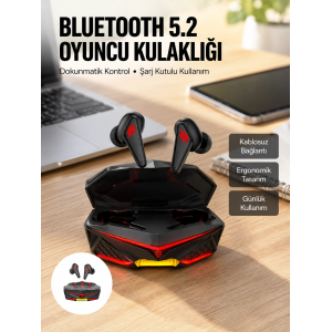 Profesyonel Tws Işıklı Kablosuz Bluetooth Kulaklık  Kulaklığı Yeni Nesil