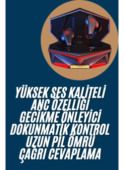 Profesyonel Tws Işıklı Kablosuz Bluetooth Kulaklık  Kulaklığı