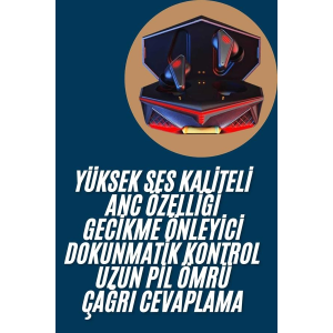 Profesyonel Tws Işıklı Kablosuz Bluetooth Kulaklık  Kulaklığı