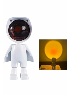 Projeksiyon Güneş Lambası Astronot Gün Batımı Projektör Led Işıklı
