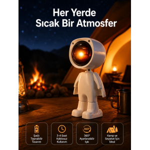 Projektör Atmosfer Işık Lambası Projektör Güneş Lambası Masa Lambası