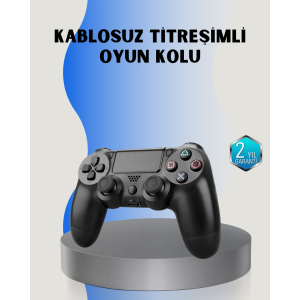 Ps4 Uyumlu Kablosuz Oyun Kolu – Gerçekçi Titreşimli Geri Bildirim