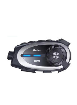 Q29 Motosiklet Kask Bluetooth Kulaklık Eşleşmeli 1080p Kamera Geniş Açı Su Geçirmez Intercom