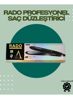 Rado Rd-446 – Titanyum Seramik, 2.5 Metre Kablo, Hızlı Isınan Saç Düzleştirici