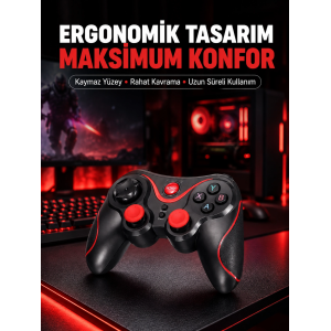 Rahat Kavrama Ve Düşük Gecikme Teknolojili Gamepad