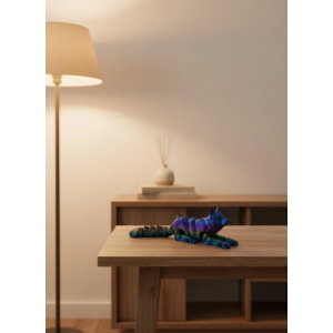 Rainbow Hareketli Kurt Masa Dekoru Esnek Eklem Yapılı