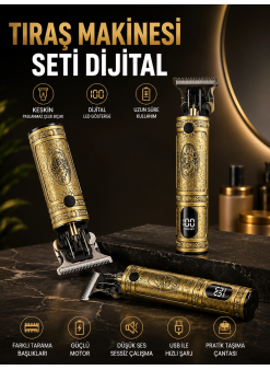 Rd 378 Çizik Tıraş Makinesi Seti Dijital