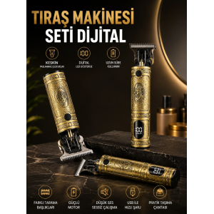 Rd 378 Çizik Tıraş Makinesi Seti Dijital