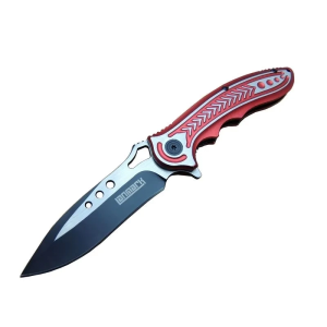 Rd T60a Kamp Çakı 20 Cm - Kırmızı Sap, Otomatik, Kemerlikli