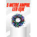 Renk Pilli Led Işık Çok Fonksiyonlu Enerji Tasarruflu 5 Metre