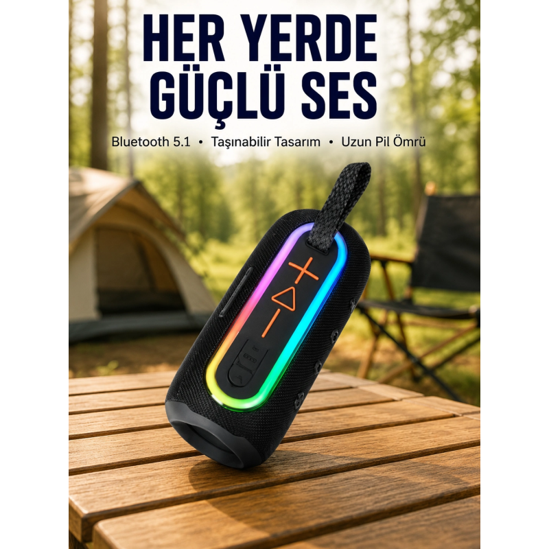 Renkli Led Işıklı Kablosuz Hoparlör Ip67 Sertifikalı Yeni Nesil Renkli Led Işıklı Kablosuz Hoparlör Ip67 Sertifikalı Yeni Nesil