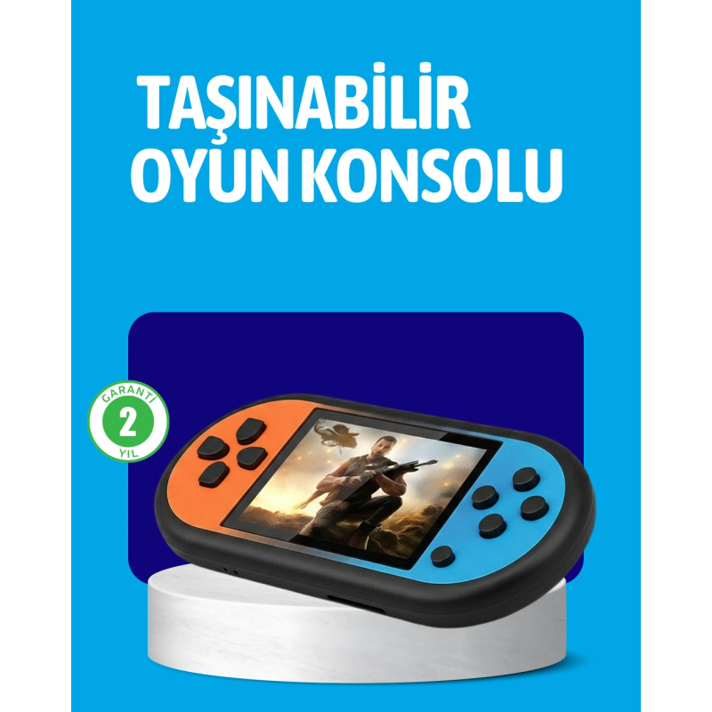 Retro 520 Oyunlu Taşınabilir Konsol Hd Ekran Usb Şarjlı Retro 520 Oyunlu Taşınabilir Konsol Hd Ekran Usb Şarjlı